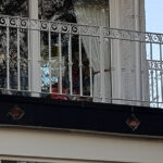 Metal balcony